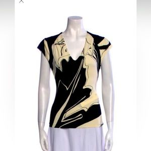 Roberto Cavalli printed top - size small
